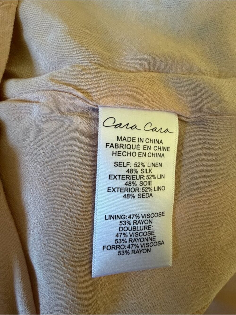 NEW CARA CARA Pheobe Midi Dress Bustier Cheetah Blush Brown Tan Cream US 6 UK 10 - Picture 14 of 16